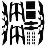 SUPVOX 2 Sets Helmpolster Ersatz Fahrradhelmpolster Fahrradhelmzubehör Ersatzhelmmatten Outdoor Helmkissen Kit Schaumstoffpolster Für Helme Fahrradhelmmatten Schwarz