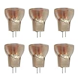 LISOCLU GZ4 Halogen Spotlight –6pcs Brillante GZ4 MR-8 Halogen Bulb für perfekte Akzentbeleuchtung! Ideal als GZ4 MR-8 Small Headlight für kreative Lichtgestaltung!(10W/6V)