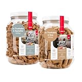 MERA Pure Sensitive Goody Snack Truthahn & Reis + Truthahn & Kartoffel (je 600g), gesunde Hunde Leckerlis für Sensible Hunde | Hundeleckerli getreidefrei fürs Training | Dog Treats