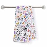 FOTAP CHAM-KT UK Geschirrtuch, Geschenk für Champagnerliebhaber, Geschenk für Zuhause, Champagner-Bar, Dekoration, Champagner-Thema, Küchentuch, Einweihungsgeschenk