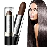 Haarfärbestift Haarstift, Sofortiger Ausbesserungsstift, Wasserfester, temporärer Grau-Concealer-Abdeckpinsel für Haare und Bart, Unisex-Haarfarben-Fleckenschutz-Ministift Hemousy