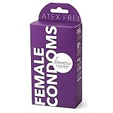 Loovara Frauen Kondome latexfrei 3 Stück - Female Condoms Latex Free - 3 Präservative, Medizinprodukt, hypoallergen, extra dünn, robust, wiederstandsfähiger als Latex, geruchslos