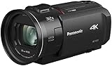 Panasonic HC-VX1EG-K Kompaktkamera Ultra HD 4K, 25 mm Weitwinkel, 24-Fach optischer Zoom, 4K Cropping, WLAN, Schwarz