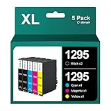 Coloran T1295 Multipack Druckerpatronen Kompatibel für Epson T1291 T1292 T1293 T1294 für Workforce WF-3520 WF-3540 WF-7525 WF-7515,Stylus SX235W SX425W SX445W SX535WD, Stylus Office SX435W