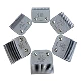 A5 Blade Fit, Kompatibel For Andis, Kompatibel For Oster, Kompatibel For Heiniger, Kompatibel For LAUBE, Kompatibel For Moser, Clipper(6pcs)