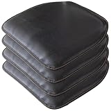 Mskmnkot 4pcs Ledersitzkissen, 16x17 Nicht rutschfest