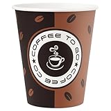 1000 Stk. Kaffeebecher Topline, 'Coffee to go', Pappe beschichtet, 8oz., 200 ml