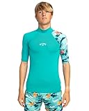 Billabong - Contrast Allover Rashguard Surf für Männer - Aqua - XL