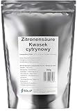 SOLUP Zitronensäure Pulver 900g I Lebensmittelqualität I Reine Citronensäure Pulver rein I Natürlicher Entkalker Pulver für Kaffeemaschine Wasserkocher Waschmaschine & Haushalt