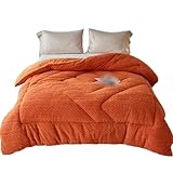 Steppdecke, dickes Milchkaschmir, Tröster, Milch-Kaschmir, extra dick, doppelseitig, Samt, Winterdecke, warme Winterdecke, Milch-Fleece, doppelseitige Steppdecke, A, 200 x 230 cm/5 kg (D 180 x 200 cm