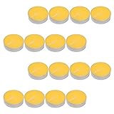 GRIRIW 16 Stück Kerzen Kreatives Büro Teeraumzubehör LED Teelichter Teelicht Butterwärmer Teelichter LED Badezimmerdekor Mini Tragbarer Heizer Gedenk Badesachen Kunststoff