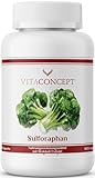 Vitaconcept I 180 Brokkoli Kapseln I 1000 mg pro Tagesdosis I natürliches Sulforaphan I hochdosiert I vegan I 30:1 Brokkoli-Extrakt I laborgeprüft