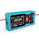Kiprim 120m Bilaterale Laser Entfernungsmesser Elektronische Wasserwaage, Präzise Messungen und Pythagoras-Funktion – Ideal für BAU, Heimwerken und Renovierung LD120S