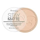 Rimmel London Stay Matte Pressed Powder – Peach Glow, 8,5 g (0,3 fl.oz)