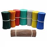 1000 Stück Basteldraht Schwarz | 0,45 mm ø | 15cm lang | Blumendraht verzinkt, biegsam Metalldraht, stabil Draht zum Basteln dünn, Steckdraht für Heimwerkerarbeiten Gartenarbeit Bildhauerei (1)