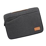 STOBOK 1Stk Tablet-Tasche handtasche work bag laptop bag notebooktasche seyahat çantası Laptop-Tragetasche USB Laptops Taschen Laptoptasche Notebook-Computertasche Polyester Dark Grey