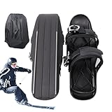 Schneeschuhe für Damen, Skates für Schnee, leicht, rutschfest, verstellbares Skizubehör mit Tragetasche, multifunktional, kompakt, Schneeschuhe für Herren, Damen, Kinder, Winterausflug