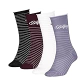 TH WOMEN SOCK 4P HILFIGER STRIPE ECOM