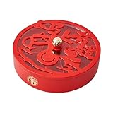 Sharplace Unterteilte Servierplatte mit dicht schließendem Deckel, traditionelle chinesische, vielseitige Snackbox, Vorspeisenplatte für Hochzeiten, Feiertage