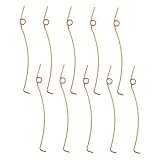 Garneck 10 Stück Klavierfeder Druckfeder Edelstahl Haushaltsfeder Verschiedene Federn Kleine Druckfedern Feder Wasserdruckfeder Ersatzfeder Stahl Goldenes Metall