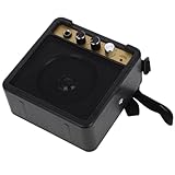 UPKOCH Tragbarer Mini Gitarrenverstärker Kompaktgerät für Gitarre und Bass Robustes Design Vielseitige Anschlussmöglichkeiten als Praktischer Übungsamp für Unterwegs
