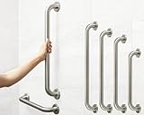 Stahlia Haltegriff Ø 30mm Edelstahl gebürstet 250mm Handtuchhalter Haltegriffe für Senioren Aufstehhilfe Haltegriff Dusche Badewannengriff Handgriff