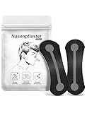 Nasenpflaster Schnarchen, 30 Stk Schnarchstopper, Verstärkte Stütze weitet Nasenwege,Nasenstrips Lindert Verstopfung, Verbessert Schlaf, Anti Schnarch