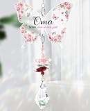 Blumuze Oma Geschenke,Kristalle Sonnenfänger Geschenke für Oma,Geburtstagsgeschenk Weihnachten Muttertagsgeschenk für Oma,Geschenk für Beste Oma zum Geburtstag Valentinstag Ostern Muttertag