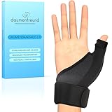 DAUMENFREUND© Premium Daumenbandage Rechts & Links - NEUHEIT 2025 - Daumenschiene Handschiene Daumenorthese Handbandage Handgelenk EXTRA STABIL - Orthese Daumensattelgelenk Bandage Daumen Daumenstütze