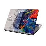 15.6 Laptop Haut Aufkleber Aufkleber,Notebook Vinyl Aufkleber Abdeckung Schutz für 12'13' 13,3'14' 15'15,4' 15,6 Zoll,wasserdicht abnehmbar mit 2 Handgelenk Pad