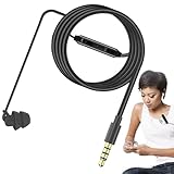 Einseitiger In-Ear-Kopfhörer, links und rechts, Mono-Ohrhörer mit Mikrofon, Musikhören und Telefonieren, Silikon-Ohrstöpsel-Design für Tablet, Laptop