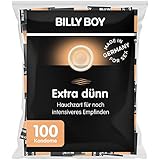 100 Billy Boy Extra dünn Kondome - Hauchzarte Kondome für ein noch intensiveres Empfinden - Made in Germany