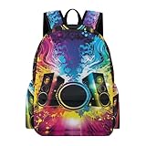 TPISLI Büchertasche Farbenfrohe Kamera Rucksack Für Kinder Von 10 Bis 11 Jahren Schulranzen Mädchen 1. Klasse Leichter Reise Outdoor Freizeit