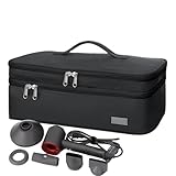 Reisetasche für Haarwerkzeuge, tragbare Aufbewahrungstasche für Haarbürste, doppellagig, hitzebeständige Aufbewahrungstasche für Luftbürsten