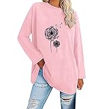 Oberteil Damen Elegant Festlich Damen Hemdbluse BüGelfrei Women's V-Neck Blouse Tunic Zip Long Shirt Long Sleeve Shirt Tops t-Shirt Tops Women's Long Sleeve Shirt Long Shirt Long Shirt Basic