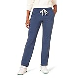 Amazon Essentials Damen Jogginghose aus Fleece mit geradem Bein in normaler Passform (in Übergrößen erhältlich), Marineblau Heidekraut, L