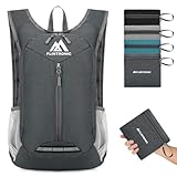 flintronic Faltbarer Rucksack, 16L Kleiner Wanderrucksack, Ultraleicht Wanderrucksack, Wasserfest Reiserucksack, Packbare Backpack, Damen Herren Daypack, für Camping Klettern/Outdoor Wandern