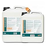 INOX® Pool Wintermittel 5L und Pool Booster 10 L| Hochwertiges Pool Überwinterungsmittel & Algizid für Pool | Effektives Wintermittel für Poolpflege im Winter