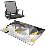 Stuhlmatten für Harte Böden,. Stuhlmatte for Teppichböden, Büro-Gaming-Stuhlmatte, Bodenschutz, Teppich, Mehrfarbig, mehrere Größen(J,90 x 120 cm)