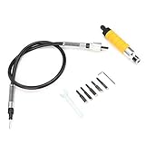 Elektrische Holzbearbeitung Schnitzmeißel Zimmerei Werkzeugsatz Gelber Griff Mühelos mit Schraubenschlüssel Werkzeugsatz