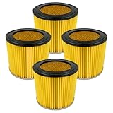 vhbw 4x Ersatz-Filter kompatibel mit Scheppach UG710, UG700, HA1000, HD040 Absauganlage für Holzbearbeitungsmaschine
