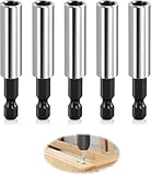 GZcaiyun 24 Stk Bithalter Magnetisch, Torx Bits und Winkelbohraufsatz Set, 2 Schnellwechsel Bit Verlängerung, 20 Schrauber-Bit Sechskantschaft, 2 Winkelschrauber Aufsatz, mit Box