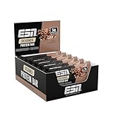ESN Designer Bar Box, Hazelnut Nougat, 12 x 45 g, der ideale Snack mit bis zu 14 g Protein pro Riegel - made in Germany