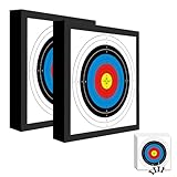 Fiita 2 Stück Bogenschießen bis 40 lbs - Zielscheibe 50x50x5 cm Eva-Pfeil-Zielscheibe quadratisch bewegliche Schaumstoff-Ziele für Outdoor-Schießübungstraining Compoundbogen