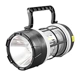 Wiederaufladbare Camping Solarlampe - Solar LED Taschenlampe | Camping -Laterne - 5 Modi | High -Light -USB -LED Für Notfallsturm SOS Wanderung Im Freien Im Freien Wiederhergestellt