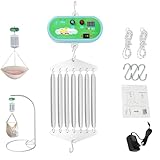 Electric Federwiege Baby Tragfähigkeit 20Kg Federwiege Mit Motor Hängende 7-Feder Elektrische Babyschaukel Steuerung Mit Timer Einstellbare Lautstärke Einstellbare Geschwindigkeit Federwiegenmotor