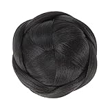 Beaupretty Mädchenhaare # Party Scrunchie Kurzer Kamm Hochsteckfrisur Zopf Brötchenverlängerung Chignon Schwarz Kunsthaar Kunsthaar Kunsthaar Für Damen Kostüm Tanzen In Donut Mit Brötchen