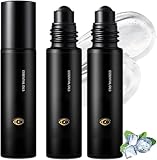 Augen-Reparaturstift für Männer, Augen-Roller mit Essenzöl gegen Tränensäcke und Augenringe, kühlende Stifte, spenden Feuchtigkeit und wirken abschwellend, für alle Hauttypen geeignet