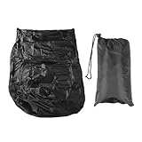 Oreilet Terrassenheizungsabdeckung, 210D Oxford-Stoff, Pyramidenfackel, Terrassenheizungsabdeckung mit Reißverschluss und Aufbewahrungstasche, Stehender Quadratischer Fackelschutz