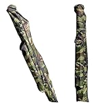 Copechilla Rutentaschen wasserdicht verdickt Tarnfarbe Rutentasche mit Schultergurt 146cm Angeltasche mit seitlichem reißverschluss angelausrüstung angelruten Aufbewahrungstasche